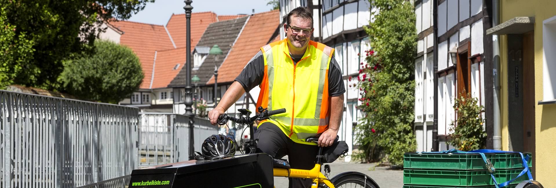 KurbelKiste - Ihr grüner Lastenkurier in Soest | Paket- und Warenlieferungen + Postfachleerungen + Dokumentenzustellungen + Logistikberatung